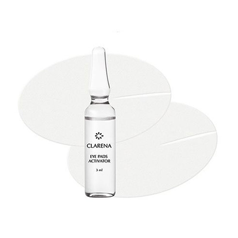 Набір для обличчя Clarena Eye Peptide Pads Therapy (пептидна терапія для зони навколо очей, 4*3 мл + пади, 8 шт)